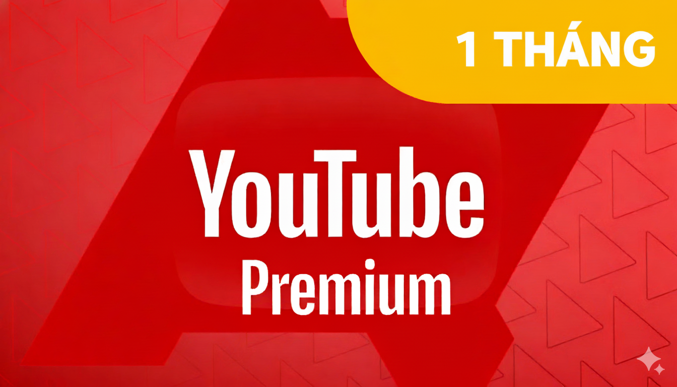 Tài Khoản Youtube Premium - 1 Tháng